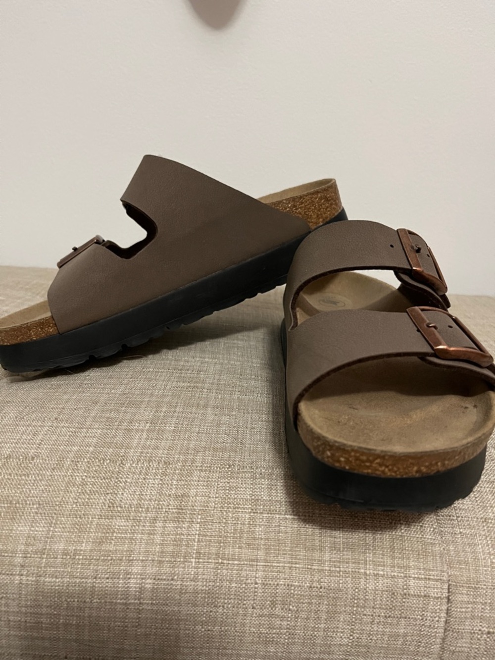 Birkenstock Papillio Brown Double Strap Sandals